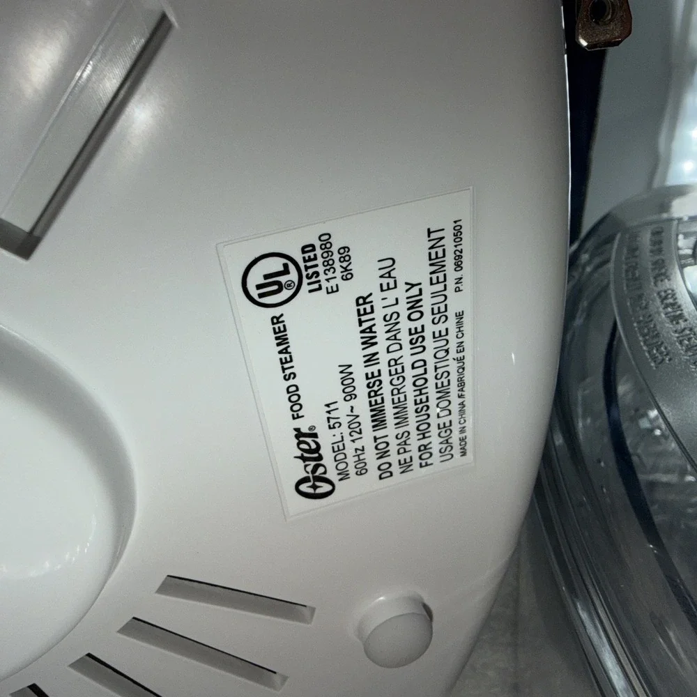 NEW 2002 Oster Mechanical Double Tiered 6.1qt Food Steamer Model 5711 NIB